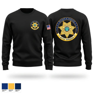 Crew Neck Sweatshirt, DeKalb County sheriffs office, Police, Teamtime, Team time, sublimation, custom sports apparel, team uniforms, spirit wear, spiritwear, sports uniforms, custom shirts, team store, custom team store, fundraiser sports, apparel fundraiser
