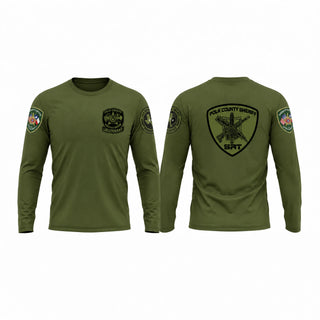 Long Sleeve Performance Shirt, Polk County Narcotics, Police, Teamtime, Team time, sublimation, custom sports apparel, team uniforms, spirit wear, spiritwear, sports uniforms, custom shirts, team store, custom team store, fundraiser sports, apparel fundraiser