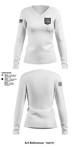 Womens Long Sleeve Vneck Shirt, HV Guardians, , Teamtime, Team time, sublimation, custom sports apparel, team uniforms, spirit wear, spiritwear, sports uniforms, custom shirts, team store, custom team store, fundraiser sports, apparel fundraiser