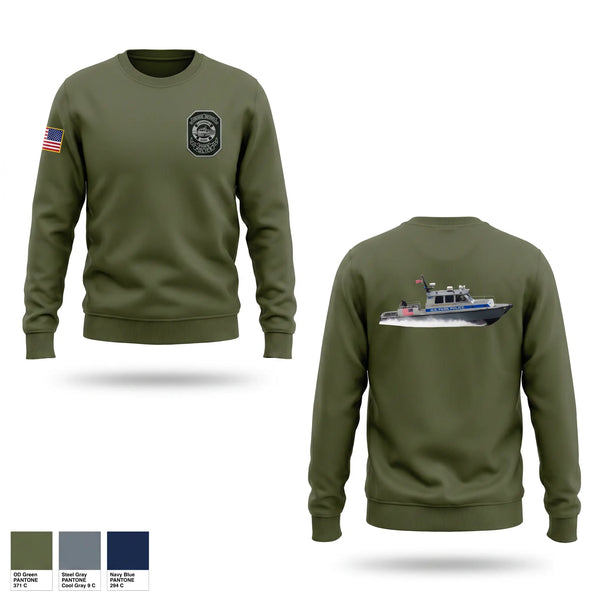 Crew Neck Sweatshirt, US Park Police, Police, Teamtime, Team time, sublimation, custom sports apparel, team uniforms, spirit wear, spiritwear, sports uniforms, custom shirts, team store, custom team store, fundraiser sports, apparel fundraiser