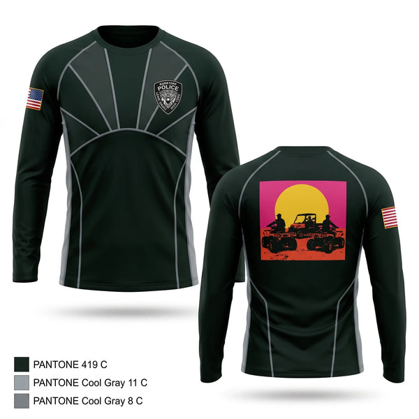 Long Sleeve Performance Shirt, Long Beach Auxiliary Police Department, Police, Teamtime, Team time, sublimation, custom sports apparel, team uniforms, spirit wear, spiritwear, sports uniforms, custom shirts, team store, custom team store, fundraiser sports, apparel fundraiser