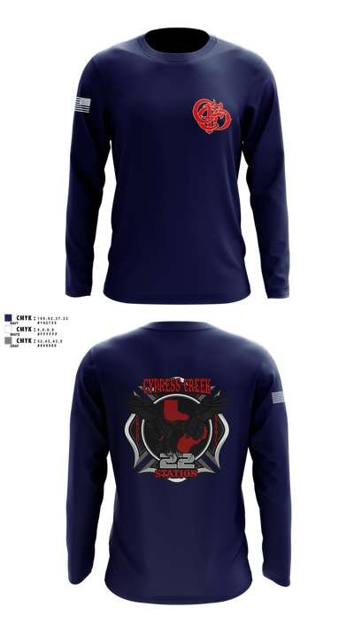 Cy creek fire 22 83530628 Long Sleeve Performance Shirt 1