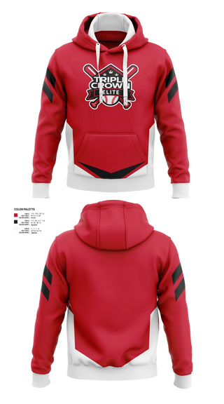Hoodie, Triple Crown Elite, Baseball, Teamtime, Team time, sublimation, custom sports apparel, team uniforms, spirit wear, spiritwear, sports uniforms, custom shirts, team store, custom team store, fundraiser sports, apparel fundraiser