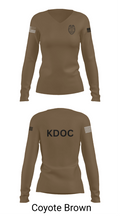 KDOC 70692063 Women's Long Sleeve V-neck Shirt - 16