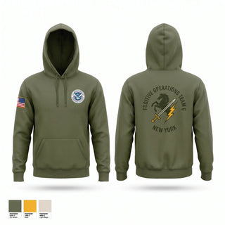 Hoodie, Fugitive Operations, Police, Teamtime, Team time, sublimation, custom sports apparel, team uniforms, spirit wear, spiritwear, sports uniforms, custom shirts, team store, custom team store, fundraiser sports, apparel fundraiser