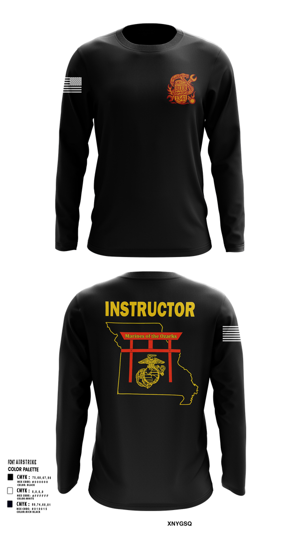 Long Sleeve Performance Shirt, BEER, Marines, Teamtime, Team time, sublimation, custom sports apparel, team uniforms, spirit wear, spiritwear, sports uniforms, custom shirts, team store, custom team store, fundraiser sports, apparel fundraiser