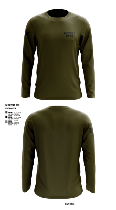 MCIPAC Brig 46900733 Long Sleeve Performance Shirt 1