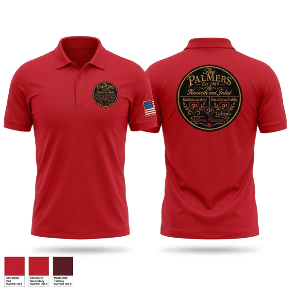 Short Sleeve Performance Polo, The Palmers, Army, Teamtime, Team time, sublimation, custom sports apparel, team uniforms, spirit wear, spiritwear, sports uniforms, custom shirts, team store, custom team store, fundraiser sports, apparel fundraiser