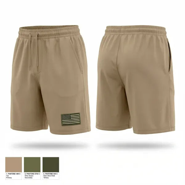Athletic Shorts With Pockets, 361 med log, Army, Teamtime, Team time, sublimation, custom sports apparel, team uniforms, spirit wear, spiritwear, sports uniforms, custom shirts, team store, custom team store, fundraiser sports, apparel fundraiser