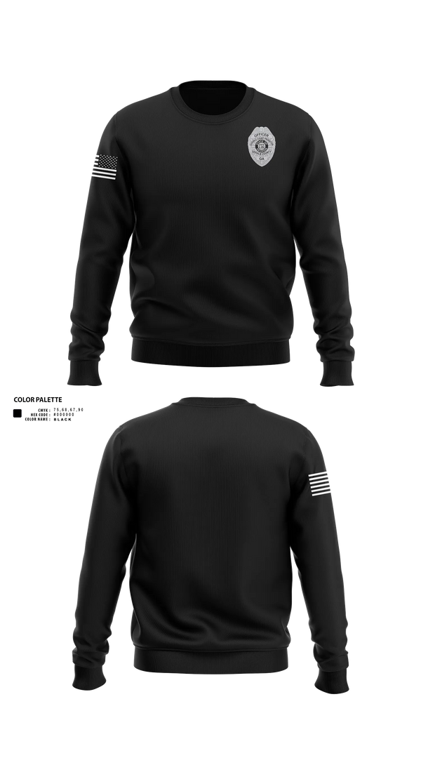 Crew Neck Sweatshirt, DeKalb County Juvenile CourtDeKalb County Juvenile Court, Police, Teamtime, Team time, sublimation, custom sports apparel, team uniforms, spirit wear, spiritwear, sports uniforms, custom shirts, team store, custom team store, fundraiser sports, apparel fundraiser