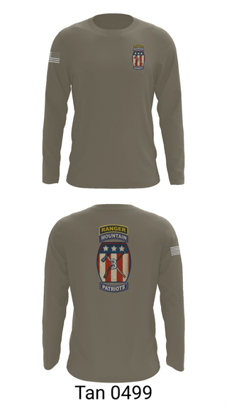Long Sleeve Performance Shirt, 2-47 infantry 3rd BRG 10th MTN, Army, Teamtime, Team time, sublimation, custom sports apparel, team uniforms, spirit wear, spiritwear, sports uniforms, custom shirts, team store, custom team store, fundraiser sports, apparel fundraiser
