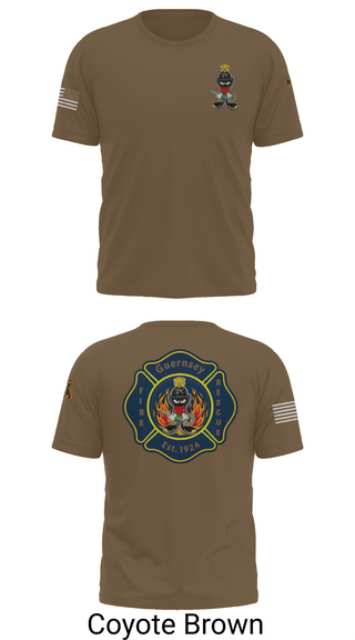 Short Sleeve Performance Shirt, Guernsey Fire & Rescue, , Teamtime, Team time, sublimation, custom sports apparel, team uniforms, spirit wear, spiritwear, sports uniforms, custom shirts, team store, custom team store, fundraiser sports, apparel fundraiser