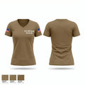 B Co 13th Sig Bn 1st Cav Div 36539305 Women's Short Sleeve V-neck Shirt - 1