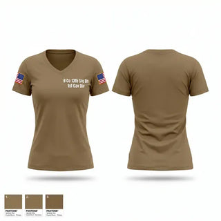 Womens Short Sleeve Vneck Shirt, B Co 13th Sig Bn 1st Cav Div, Army, Teamtime, Team time, sublimation, custom sports apparel, team uniforms, spirit wear, spiritwear, sports uniforms, custom shirts, team store, custom team store, fundraiser sports, apparel fundraiser