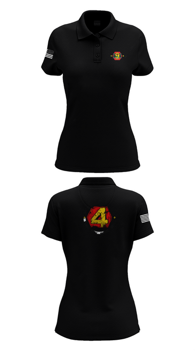9th Engineer Support Battalion 95542880 Women's Short Sleeve Performance Polo  - 35