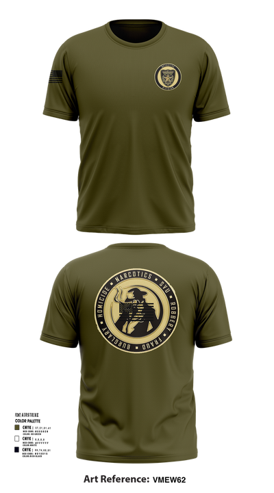 Baker County Detective Division 29625423 Short Sleeve Performance Shirt - 101
