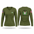 H.c. de bomberos voluntarios tlapacoyan, ver. Women's Long Sleeve V-neck Shirt - 1