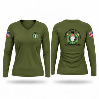 Womens Long Sleeve Vneck Shirt, H.c. de bomberos voluntarios tlapacoyan, ver., Fire Department, Teamtime, Team time, sublimation, custom sports apparel, team uniforms, spirit wear, spiritwear, sports uniforms, custom shirts, team store, custom team store, fundraiser sports, apparel fundraiser