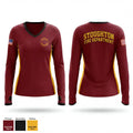 Stoughton Fire Department 7873427 Women's Long Sleeve V-neck Shirt - 1