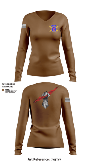 Womens Long Sleeve Vneck Shirt, 10mtn FIST, , Teamtime, Team time, sublimation, custom sports apparel, team uniforms, spirit wear, spiritwear, sports uniforms, custom shirts, team store, custom team store, fundraiser sports, apparel fundraiser