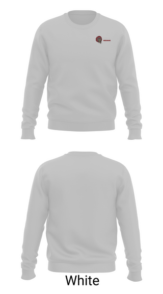 Crew Neck Sweatshirt, Utica Redskins, Men's Basketball, Teamtime, Team time, sublimation, custom sports apparel, team uniforms, spirit wear, spiritwear, sports uniforms, custom shirts, team store, custom team store, fundraiser sports, apparel fundraiser