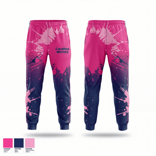 Sweatpants, Carolina Misfits, Softball, Teamtime, Team time, sublimation, custom sports apparel, team uniforms, spirit wear, spiritwear, sports uniforms, custom shirts, team store, custom team store, fundraiser sports, apparel fundraiser