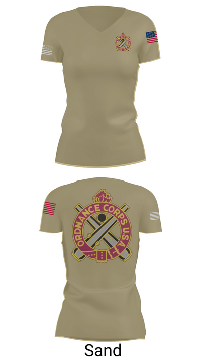 H Co 1-66 37494476 Women's Short Sleeve V-neck Shirt - 88