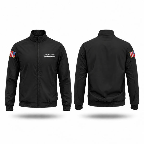 Windbreaker, Amity Township Police Department, Police, Teamtime, Team time, sublimation, custom sports apparel, team uniforms, spirit wear, spiritwear, sports uniforms, custom shirts, team store, custom team store, fundraiser sports, apparel fundraiser