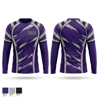Long Sleeve Performance Shirt, Dungeness Greywolves, Baseball, Teamtime, Team time, sublimation, custom sports apparel, team uniforms, spirit wear, spiritwear, sports uniforms, custom shirts, team store, custom team store, fundraiser sports, apparel fundraiser