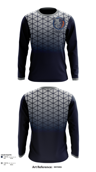 Franklin Learning Center Basketball 71045973 Long Sleeve Performance Shirt 1