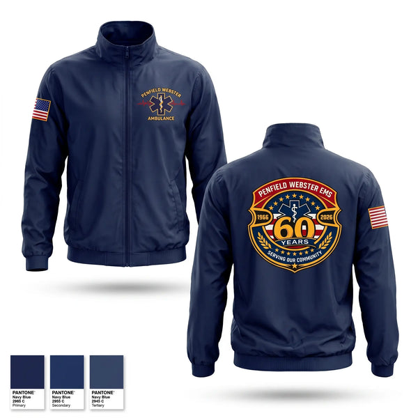 Windbreaker, Penfield Webster EMS, EMS/EMT, Teamtime, Team time, sublimation, custom sports apparel, team uniforms, spirit wear, spiritwear, sports uniforms, custom shirts, team store, custom team store, fundraiser sports, apparel fundraiser