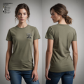 BIG DRACO 84455407 Women's Short Sleeve V-neck Shirt - 4