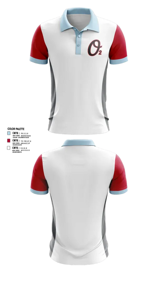 Short Sleeve Performance Polo, Colorado Oxygen, Baseball, Teamtime, Team time, sublimation, custom sports apparel, team uniforms, spirit wear, spiritwear, sports uniforms, custom shirts, team store, custom team store, fundraiser sports, apparel fundraiser