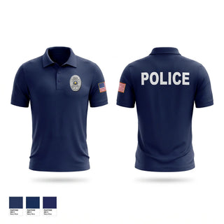 Short Sleeve Performance Polo, Stinesville Police Department, Police, Teamtime, Team time, sublimation, custom sports apparel, team uniforms, spirit wear, spiritwear, sports uniforms, custom shirts, team store, custom team store, fundraiser sports, apparel fundraiser