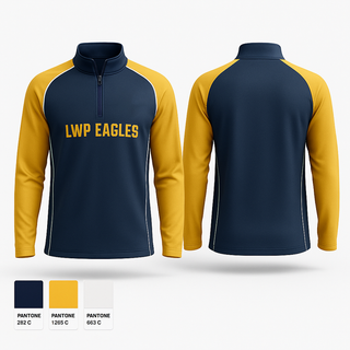 Quarter Zip Jacket, LWP Eagles, Women's Volleyball, Teamtime, Team time, sublimation, custom sports apparel, team uniforms, spirit wear, spiritwear, sports uniforms, custom shirts, team store, custom team store, fundraiser sports, apparel fundraiser