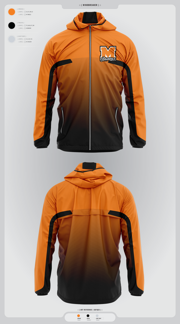 Windbreaker, Menahga Braves, Women's Basketball, Teamtime, Team time, sublimation, custom sports apparel, team uniforms, spirit wear, spiritwear, sports uniforms, custom shirts, team store, custom team store, fundraiser sports, apparel fundraiser