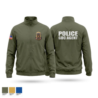 Windbreaker, GDC K-9, Police, Teamtime, Team time, sublimation, custom sports apparel, team uniforms, spirit wear, spiritwear, sports uniforms, custom shirts, team store, custom team store, fundraiser sports, apparel fundraiser
