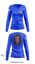 USS Bougainville CPO 89131174 Women's Long Sleeve V-neck Shirt - 103
