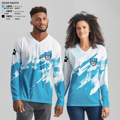 Bulldogs 44165644 Women's Long Sleeve V-neck Shirt - 2