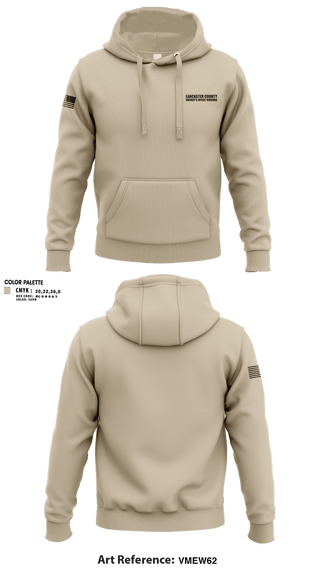 Hoodie, Lancaster County Sheriff's Office Virginia, Police, Teamtime, Team time, sublimation, custom sports apparel, team uniforms, spirit wear, spiritwear, sports uniforms, custom shirts, team store, custom team store, fundraiser sports, apparel fundraiser