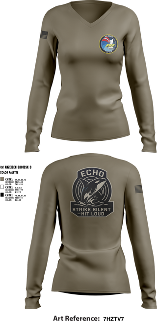 Womens Long Sleeve Vneck Shirt, BMU1, , Teamtime, Team time, sublimation, custom sports apparel, team uniforms, spirit wear, spiritwear, sports uniforms, custom shirts, team store, custom team store, fundraiser sports, apparel fundraiser