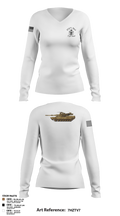 Death Row Platoon, Tomahawk Troop, 5/4 CAV, 2ABCT, 1ID 66483153 Women's Long Sleeve V-neck Shirt - 2