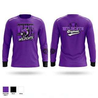 Long Sleeve Performance Shirt, Keystone Wildcats, Softball, Teamtime, Team time, sublimation, custom sports apparel, team uniforms, spirit wear, spiritwear, sports uniforms, custom shirts, team store, custom team store, fundraiser sports, apparel fundraiser