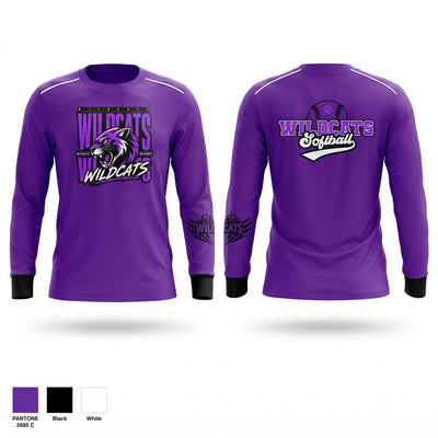 Keystone Wildcats Long Sleeve Performance Shirt 1