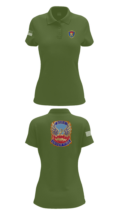 HHC/128th Aviation Brigade 36515709 Women's Short Sleeve Performance Polo  - 55
