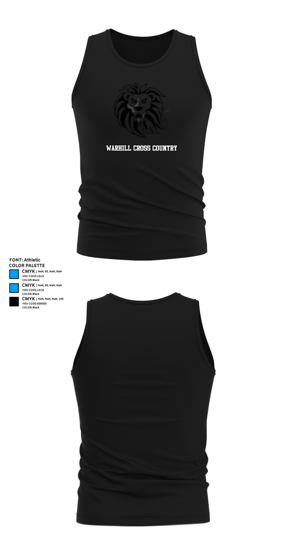 Tank Top, Warhill Cross Country, Cross Country, Teamtime, Team time, sublimation, custom sports apparel, team uniforms, spirit wear, spiritwear, sports uniforms, custom shirts, team store, custom team store, fundraiser sports, apparel fundraiser