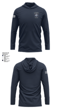 Cohasset Police Long Sleeve Hooded Sun Shirt - 25