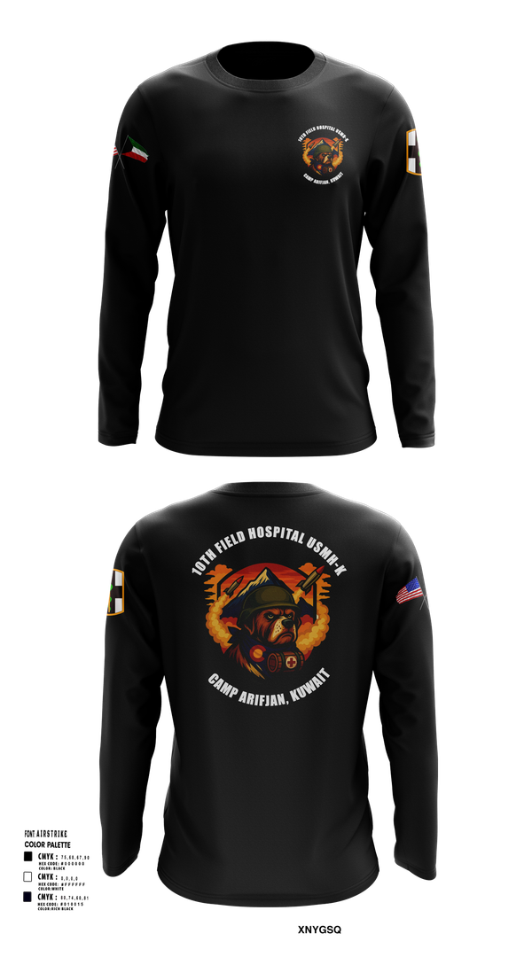 Long Sleeve Performance Shirt, 10th Field Hospital (FWD), , Teamtime, Team time, sublimation, custom sports apparel, team uniforms, spirit wear, spiritwear, sports uniforms, custom shirts, team store, custom team store, fundraiser sports, apparel fundraiser
