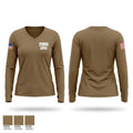 298th smc 3829265 Women's Long Sleeve V-neck Shirt - 1