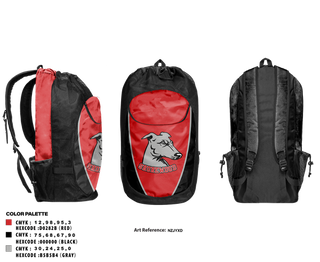 Gear Bag, Shorewood Greyhounds Golf, Golf, Teamtime, Team time, sublimation, custom sports apparel, team uniforms, spirit wear, spiritwear, sports uniforms, custom shirts, team store, custom team store, fundraiser sports, apparel fundraiser